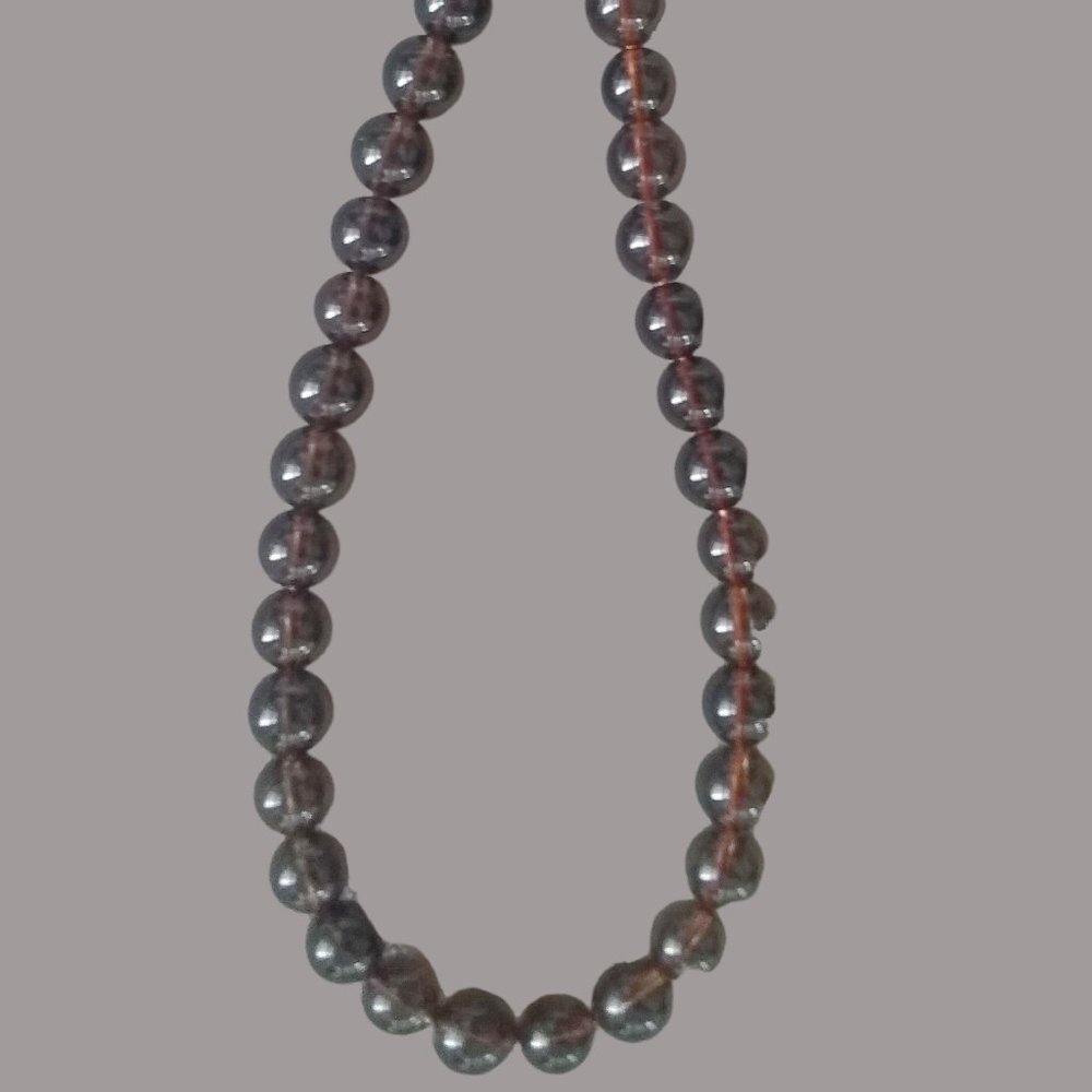 Smoky Quartz Beaded Necklace